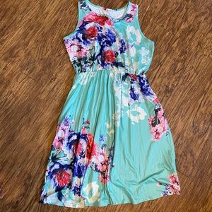 Vivid floral dress!‎ Size XXL Perfect for the beach